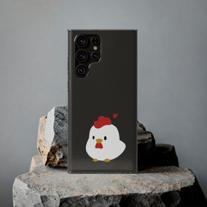 Cute Chicken Soft Phone Case, Animal Phone Cover for Farm Lovers, Gifts for Her, Cute Smartphone Accessory, Chicken Lover Gift
