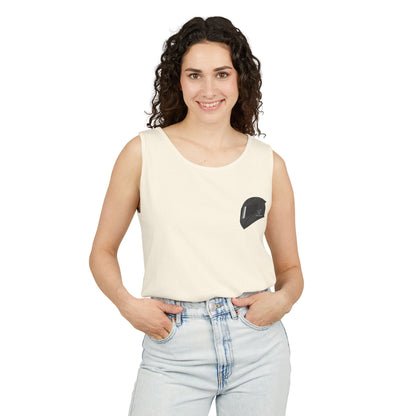Zx6r Backprint Nice Custom Motorcycle Graphic Tank Top - Unisex Garment-Dyed