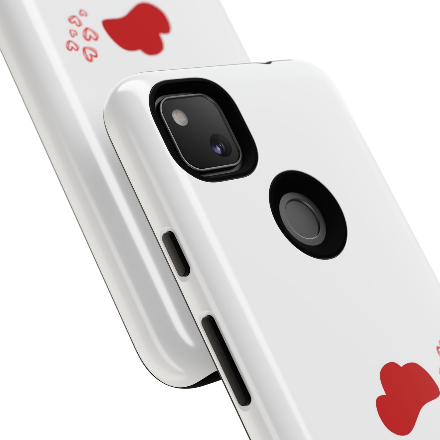 Cute Chicken Phone Case, Tough Cases for Animal Lovers, Valentine's Gift, Farmhouse Decor, Unique Mobile Accessories, Heart Design