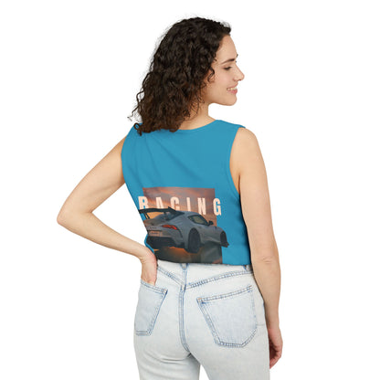 Racing Stututu Car - Unisex Garment-Dyed Tank Top