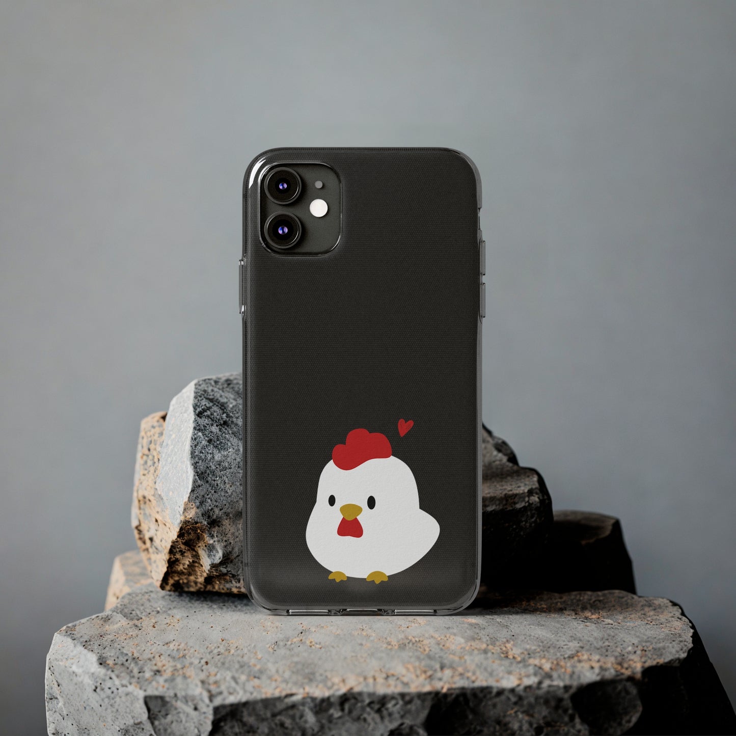 Cute Chicken Soft Phone Case, Animal Phone Cover for Farm Lovers, Gifts for Her, Cute Smartphone Accessory, Chicken Lover Gift