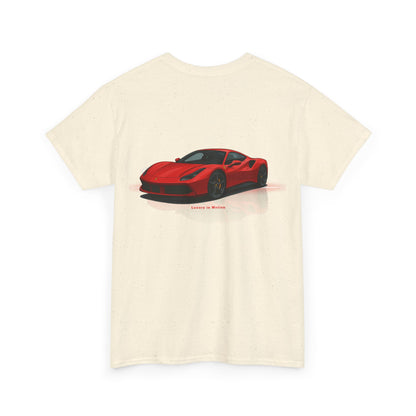 T-shirt Ferrari unisexe - Cadeau pour passionné de voitures classiques, T-shirt vintage, T-shirt pour passionné de course automobile, T-shirt pour passionné de voitures de sport, Graphique automobile