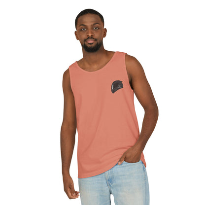Fireblade Unisex Garment-Dyed Tank Top - Motorcycle Enthusiast Design