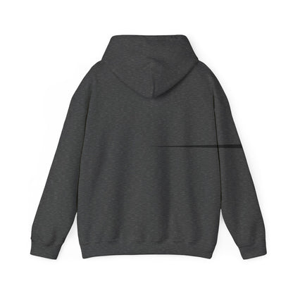 Red Motorcycle Embroidery Minimalist Paper Airplane Hoodie - Unisex Heavy Blend