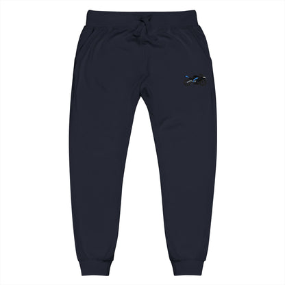 Yamaha inspired Motorcycle Embroidered Unisex Fleece Sweatpants - Cozy & Stylish Activewear