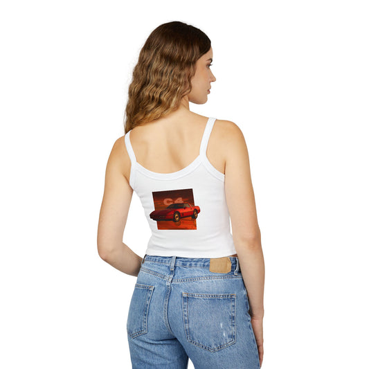 Women's Tank Top - Corvette Inspired C4 Retro Backprint
