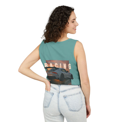 Racing Stututu Car - Unisex Garment-Dyed Tank Top