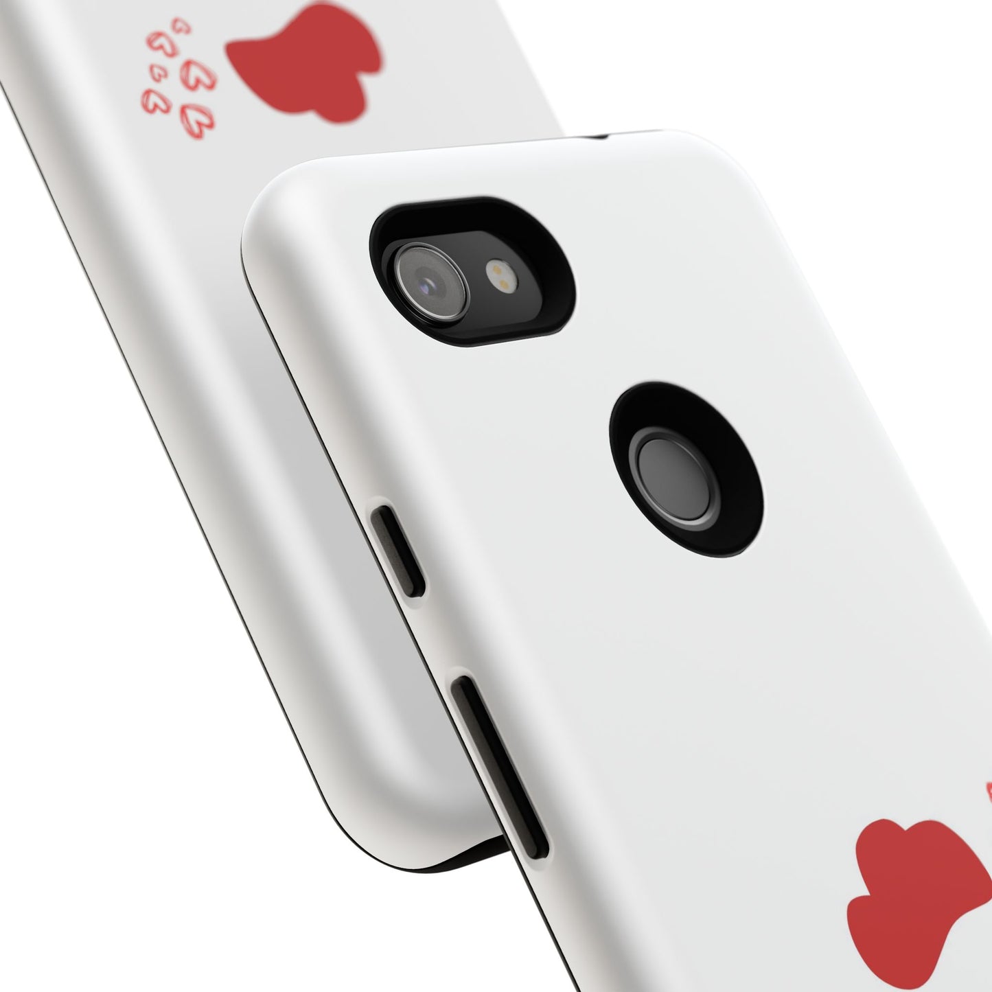 Cute Chicken Phone Case, Tough Cases for Animal Lovers, Valentine's Gift, Farmhouse Decor, Unique Mobile Accessories, Heart Design