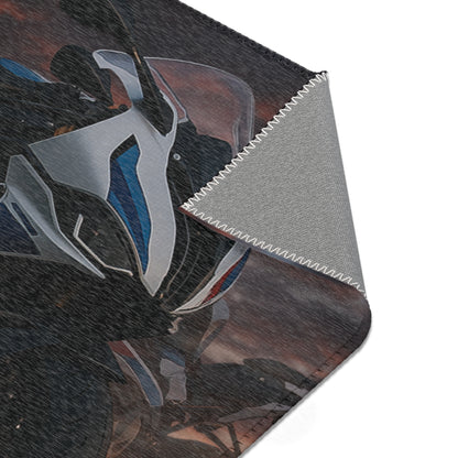 s1000rr Motorcycle Area Rug - Born to Race