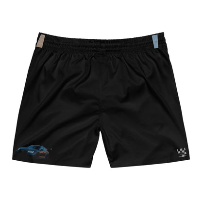 Sporty Audi Men's Mid-Length Swim Shorts - Perfect for Beach Days & Racing Enthusiasts