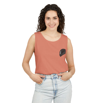 Zx6r Backprint Nice Custom Motorcycle Graphic Tank Top - Unisex Garment-Dyed