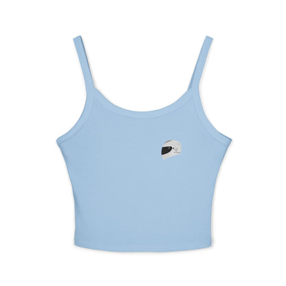 s1000rr cool Summer Top with Backprint, Motorcycle Spaghetti Strap Tank Top - Born to Race Graphic