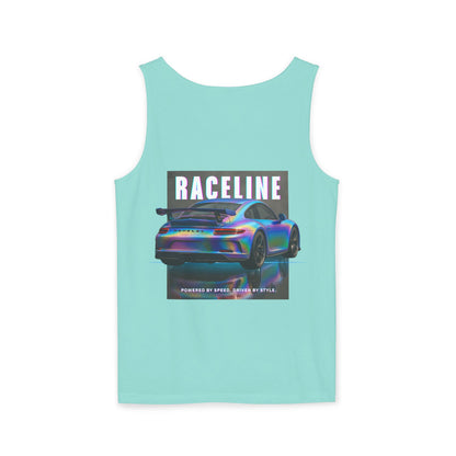 Raceline Holo Inspired Car - Unisex Garment-Dyed Tank Top