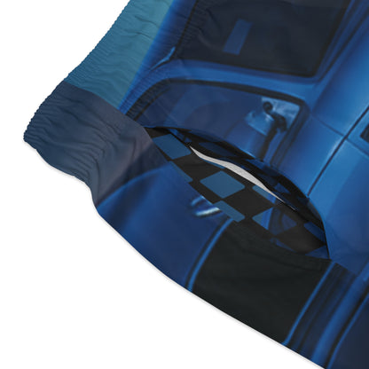 Car Enthusiast Swim Trunks - Built to Perfection Beach Shorts
