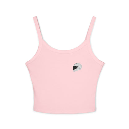 s1000rr cool Summer Top with Backprint, Motorcycle Spaghetti Strap Tank Top - Born to Race Graphic