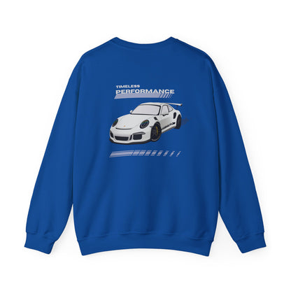 Timeless Performance Sweatshirt, Racing Apparel, Car Enthusiast Gift, Unisex Crewneck, Automotive Style, Gift for Him