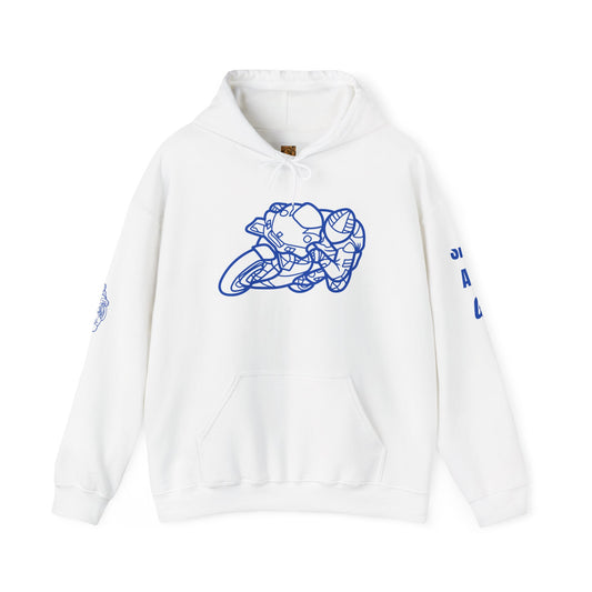 Motorcycle Design Hoodie, Perfect for Bikers, Gift for Riders, Cozy Streetwear, Unisex Sweatshirt, Casual Outfit for Adventures