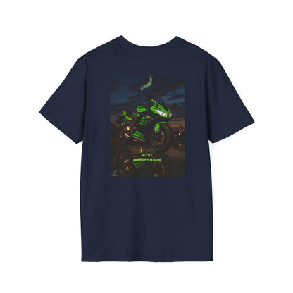 Unisex ZC6R Ninja Softstyle Motorcycle T-Shirt - Ride with Freedom & Style