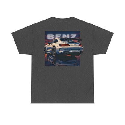 BenZ inspired Racing Car Tee - Unisex Tshirt with cool Backprint