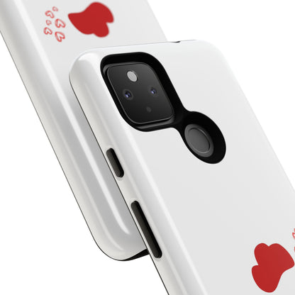 Cute Chicken Phone Case, Tough Cases for Animal Lovers, Valentine's Gift, Farmhouse Decor, Unique Mobile Accessories, Heart Design