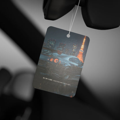 Tokyo Night Car Air Freshener - Speed that Excites
