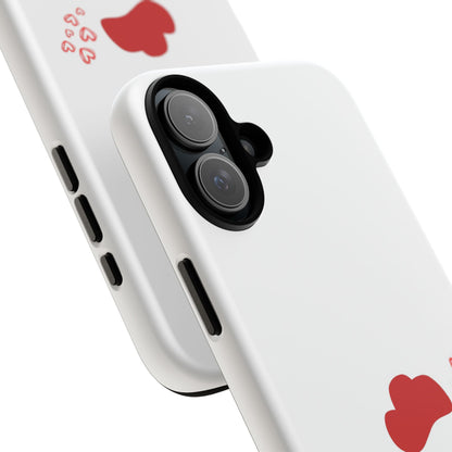 Cute Chicken Phone Case, Tough Cases for Animal Lovers, Valentine's Gift, Farmhouse Decor, Unique Mobile Accessories, Heart Design