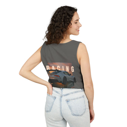Racing Stututu Car - Unisex Garment-Dyed Tank Top