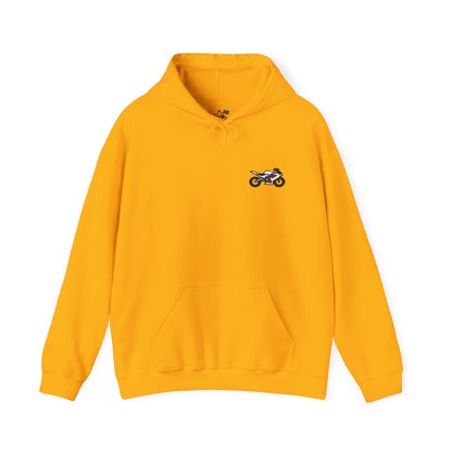 BMW inspired Embroidery Unisex Hoodie, Casual Streetwear, Gift for Bikers, Comfortable Hoodie, Winter Apparel