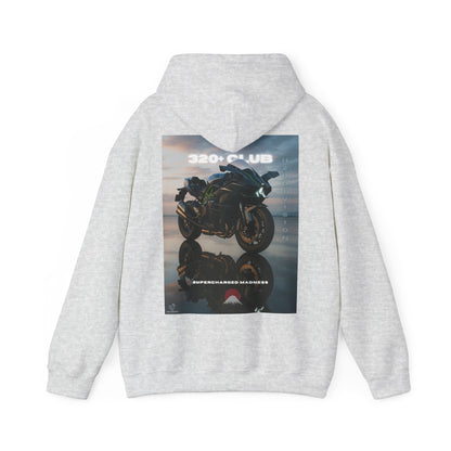 H2R Racing-Inspired Unisex Heavy Blend Hoodie with Graphic Art Design