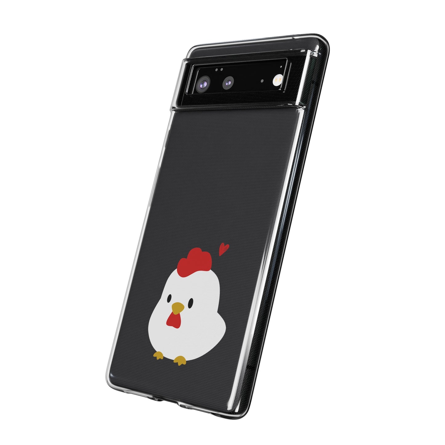 Cute Chicken Soft Phone Case, Animal Phone Cover for Farm Lovers, Gifts for Her, Cute Smartphone Accessory, Chicken Lover Gift