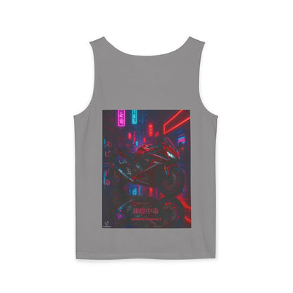 650r Backprint Cool Motorcycle Graphic Tank Top - Unisex Garment-Dyed