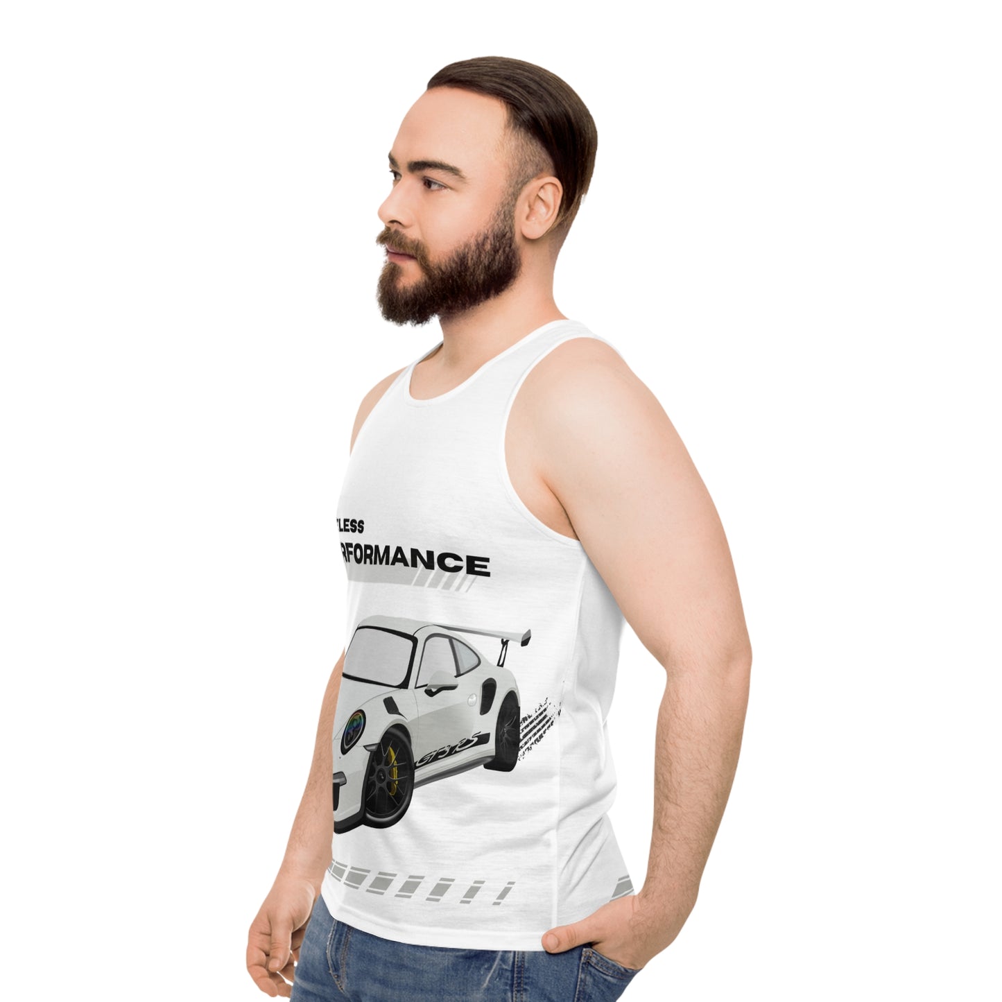 Débardeur unisexe intemporel, vêtement de course, cadeau pour passionné d'automobile, vêtements de sport pour l'été, t-shirt automobile