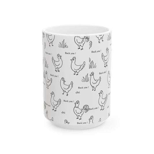 Buck you! Becher