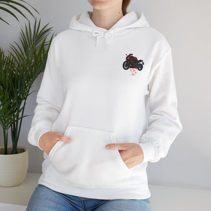 650r Motorcycle Urban Vibes Unisex Hoodie - Neon Night Design