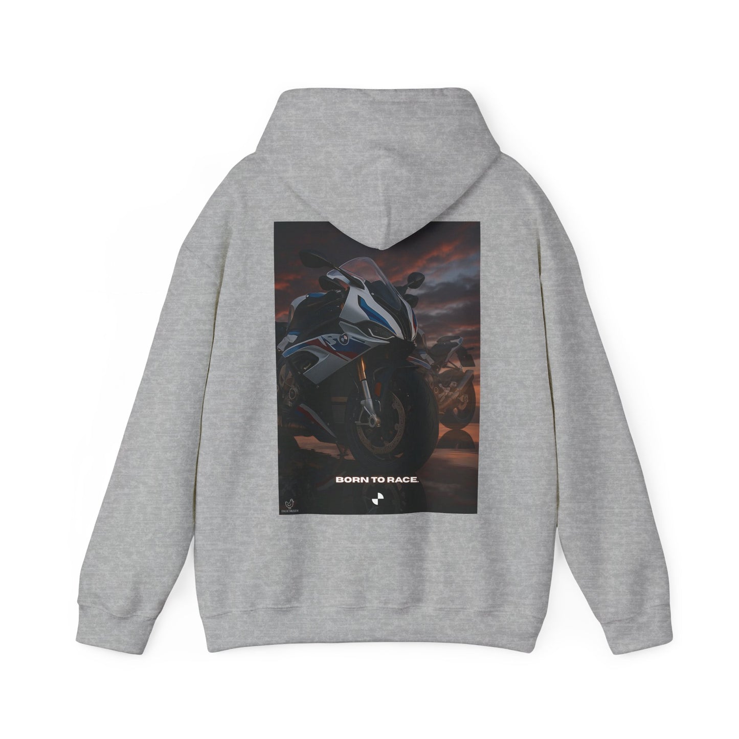 s1000rr Born to Race Unisex Heavy Blend Hoodie - Ideal for Motorcycle Enthusiasts