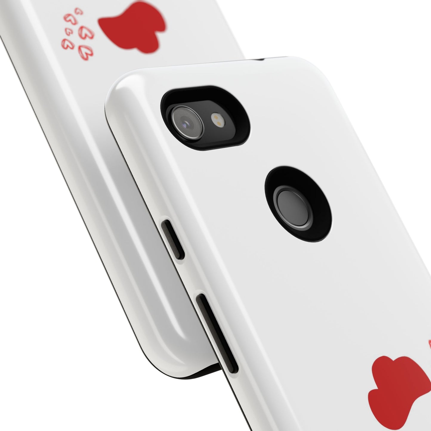 Cute Chicken Phone Case, Tough Cases for Animal Lovers, Valentine's Gift, Farmhouse Decor, Unique Mobile Accessories, Heart Design