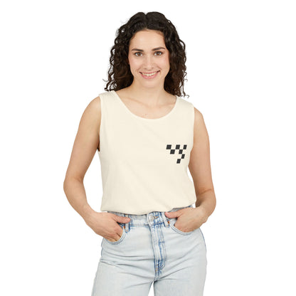 Racing Inspired Unisex Garment-Dyed Tank Top