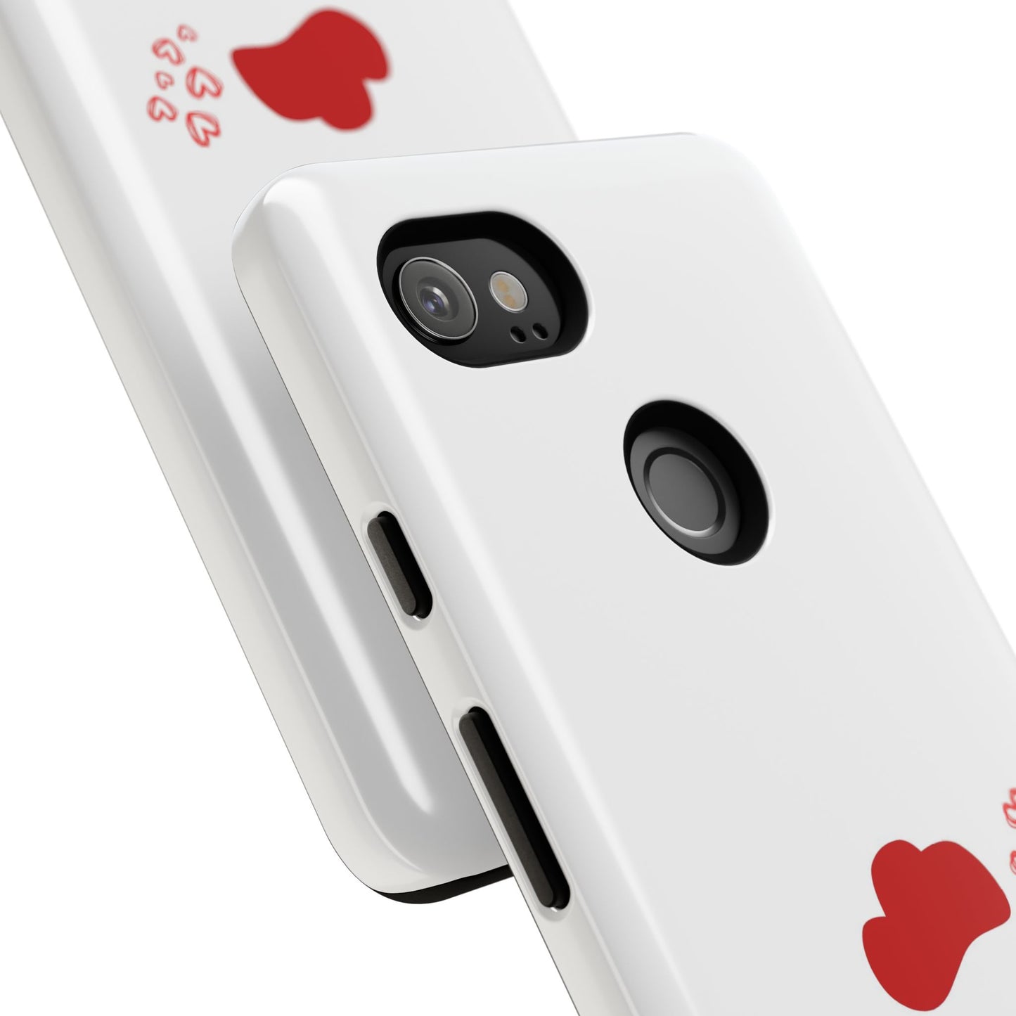 Cute Chicken Phone Case, Tough Cases for Animal Lovers, Valentine's Gift, Farmhouse Decor, Unique Mobile Accessories, Heart Design
