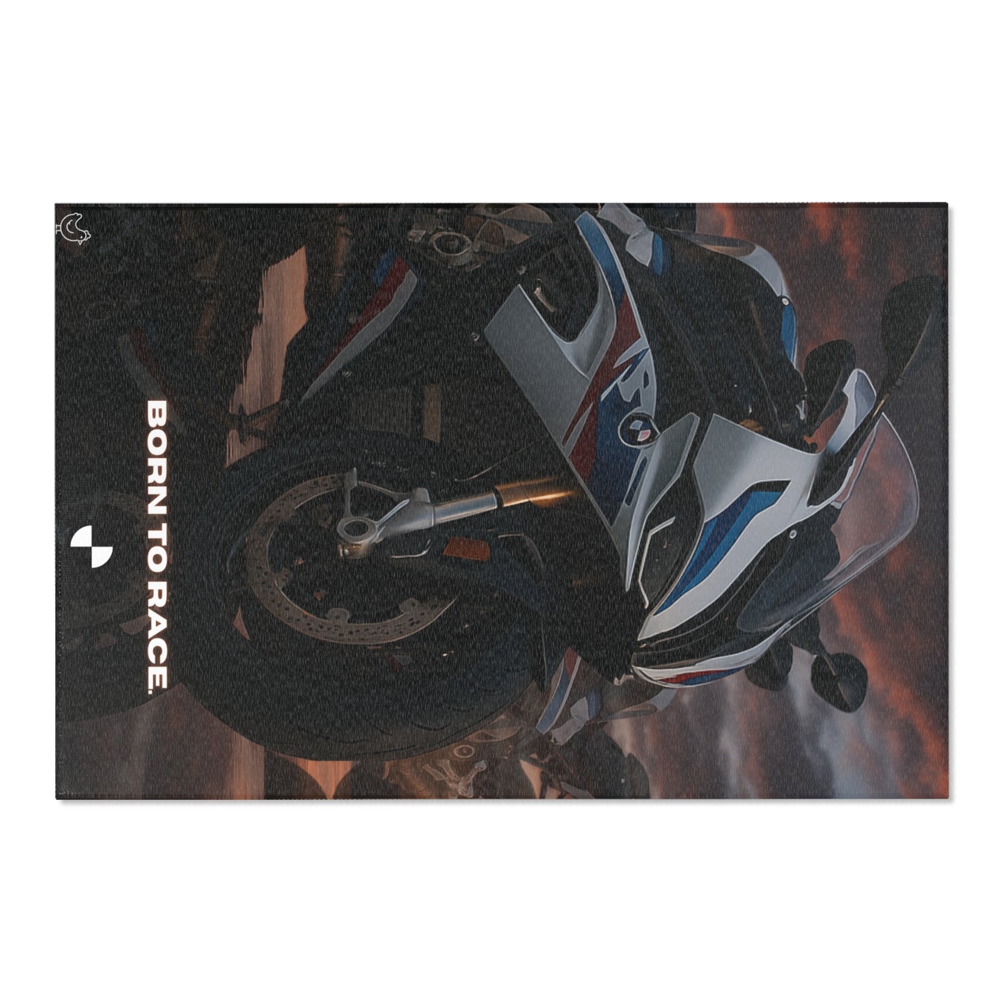 s1000rr Motorcycle Area Rug - Born to Race