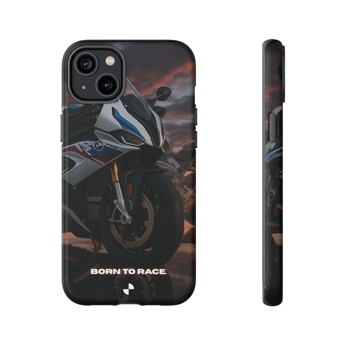 Coque de téléphone pour moto BMW – Design Born to Race