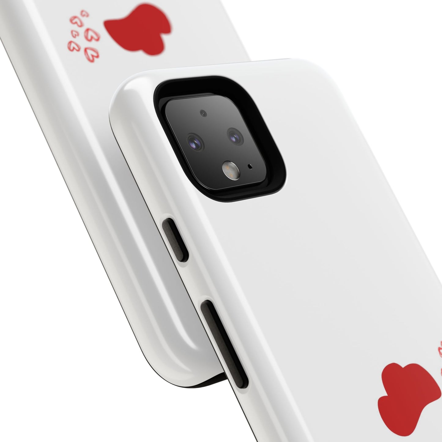 Cute Chicken Phone Case, Tough Cases for Animal Lovers, Valentine's Gift, Farmhouse Decor, Unique Mobile Accessories, Heart Design