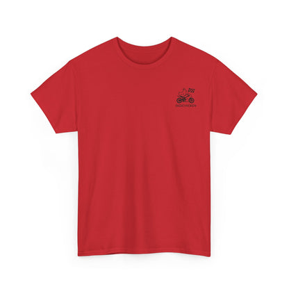 T-shirt de course en coton épais - Unisexe