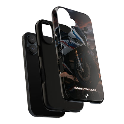 Coque de téléphone pour moto BMW – Design Born to Race