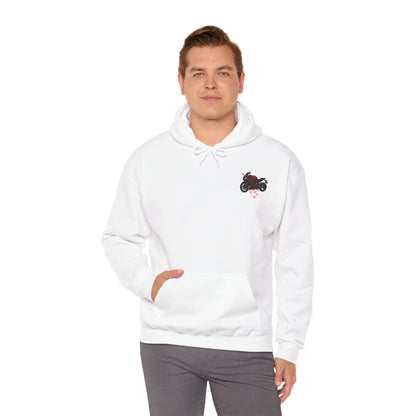 650r Motorcycle Urban Vibes Unisex Hoodie - Neon Night Design