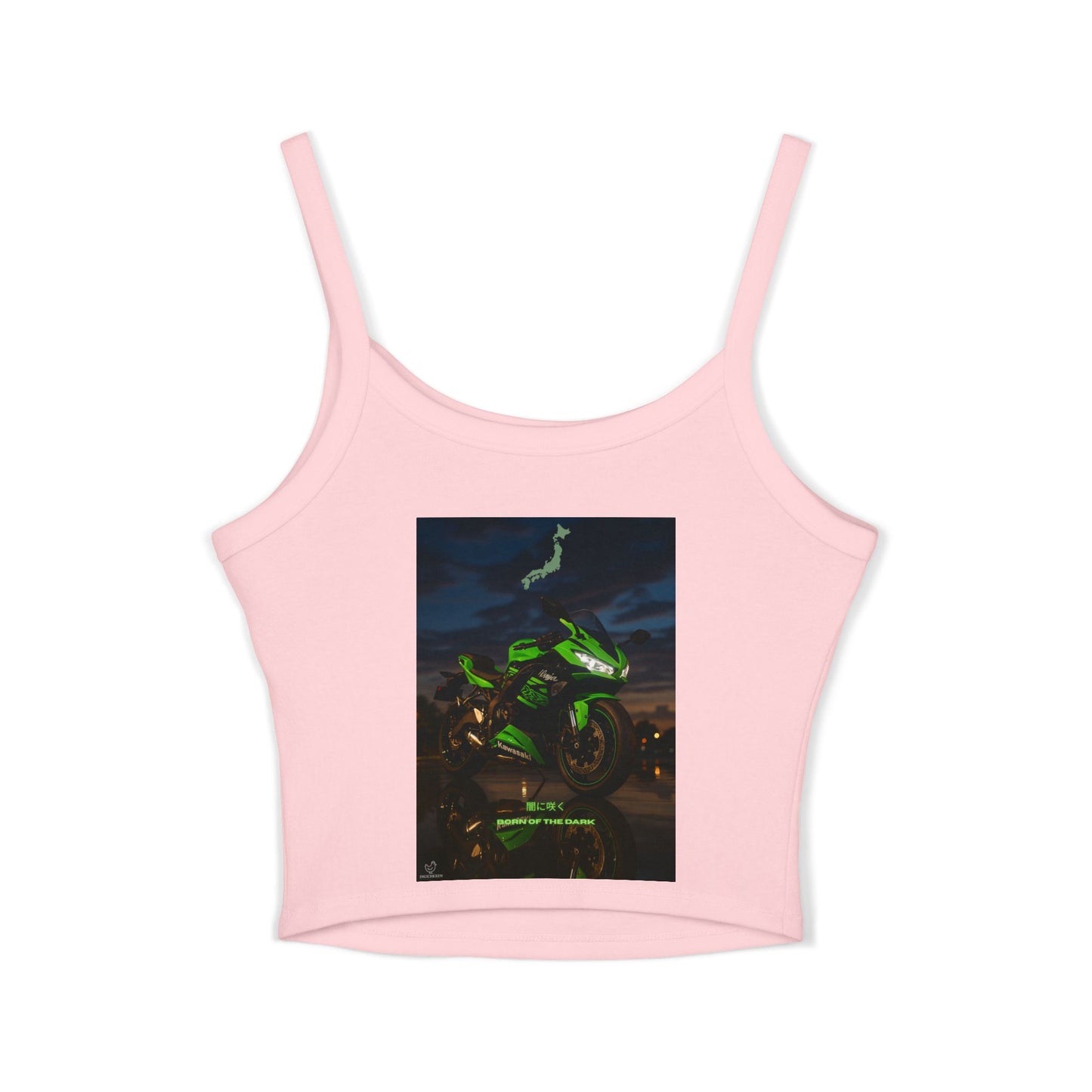 Zx6r Motorcycle Lover's Spaghetti Strap Tank Top | Perfect for Riders & Summer Adventures