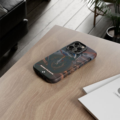 Coque de téléphone pour moto BMW – Design Born to Race