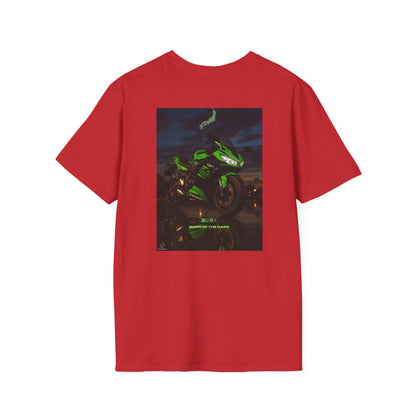 Unisex ZC6R Ninja Softstyle Motorcycle T-Shirt - Ride with Freedom & Style
