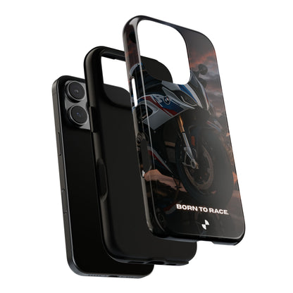 Coque de téléphone pour moto BMW – Design Born to Race