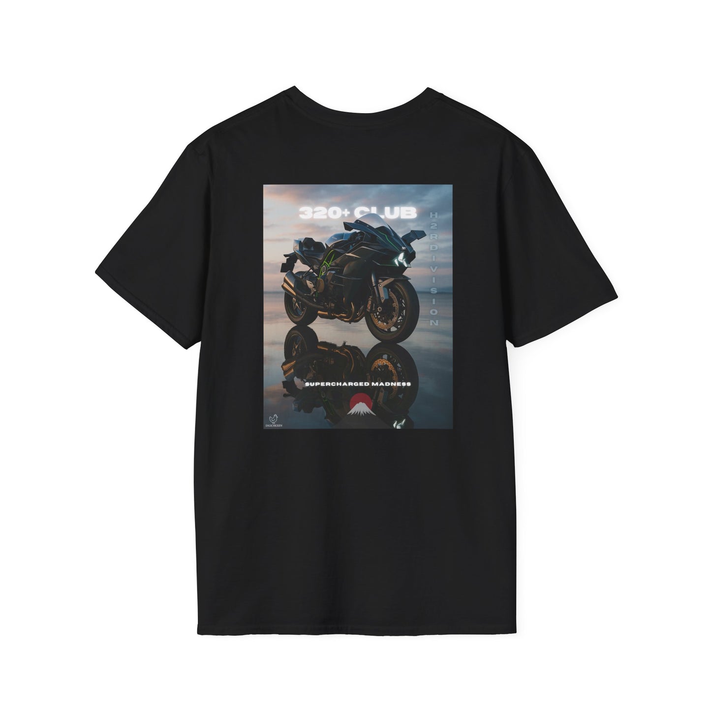H2R Motorcycle Vibes Unisex Softstyle T-Shirt | Cool Biker Graphic Tee