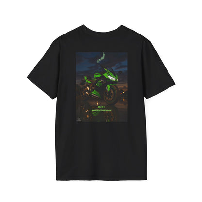 Unisex ZC6R Ninja Softstyle Motorcycle T-Shirt - Ride with Freedom & Style